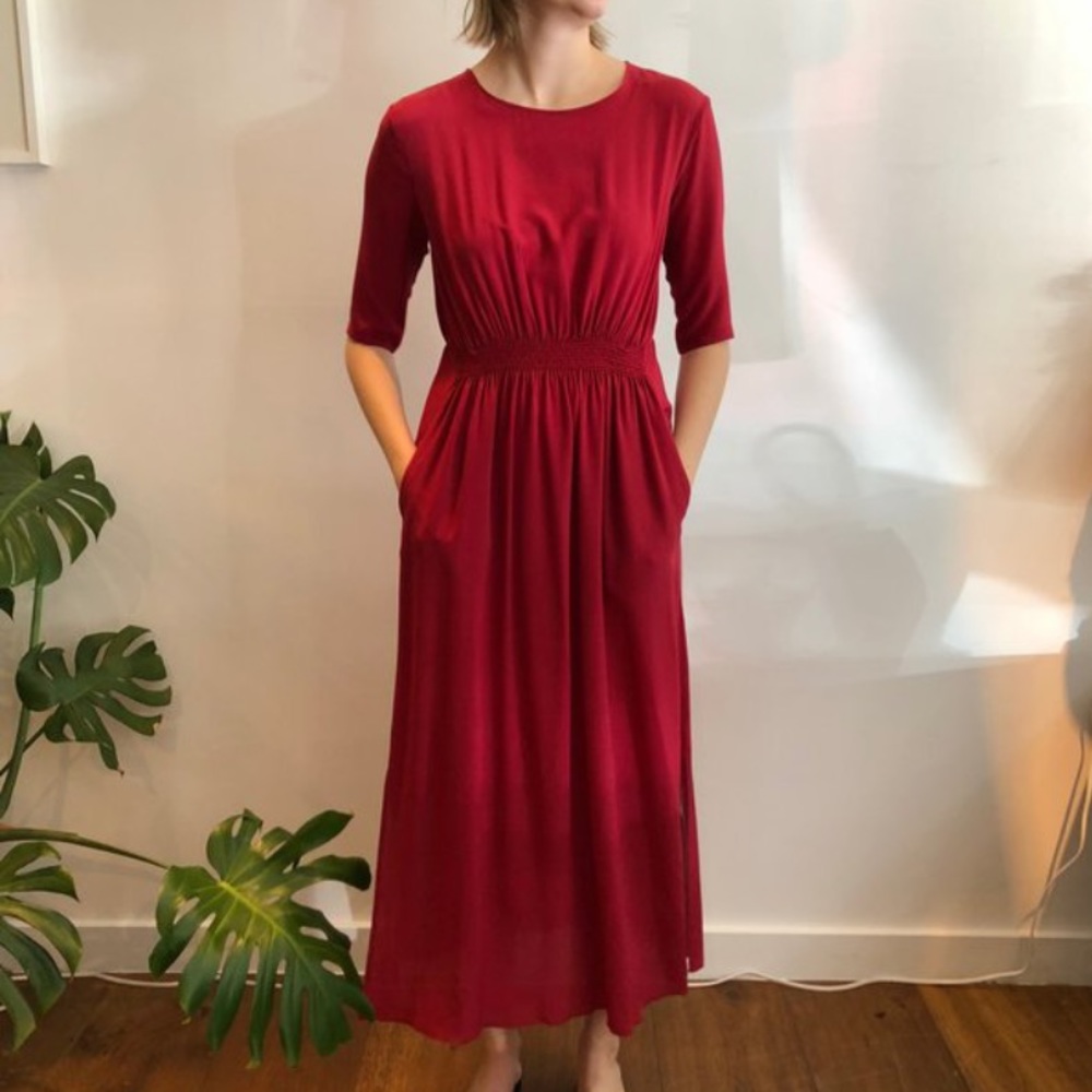 Pomandere 100% maxi dress. Sz S
